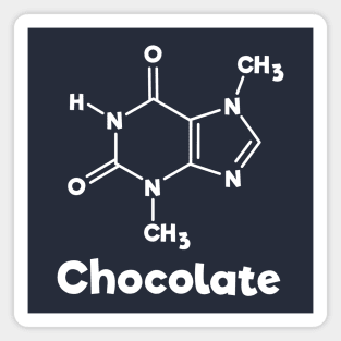 Chocolate Molecule Chemistry Science Magnet